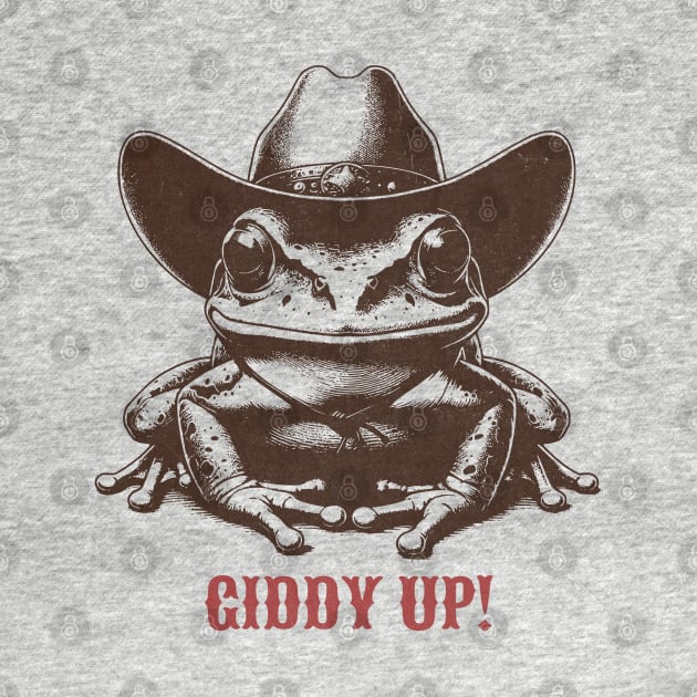 Giddy Up! Western Cowboy Toad by susanne.haewss@googlemail.com